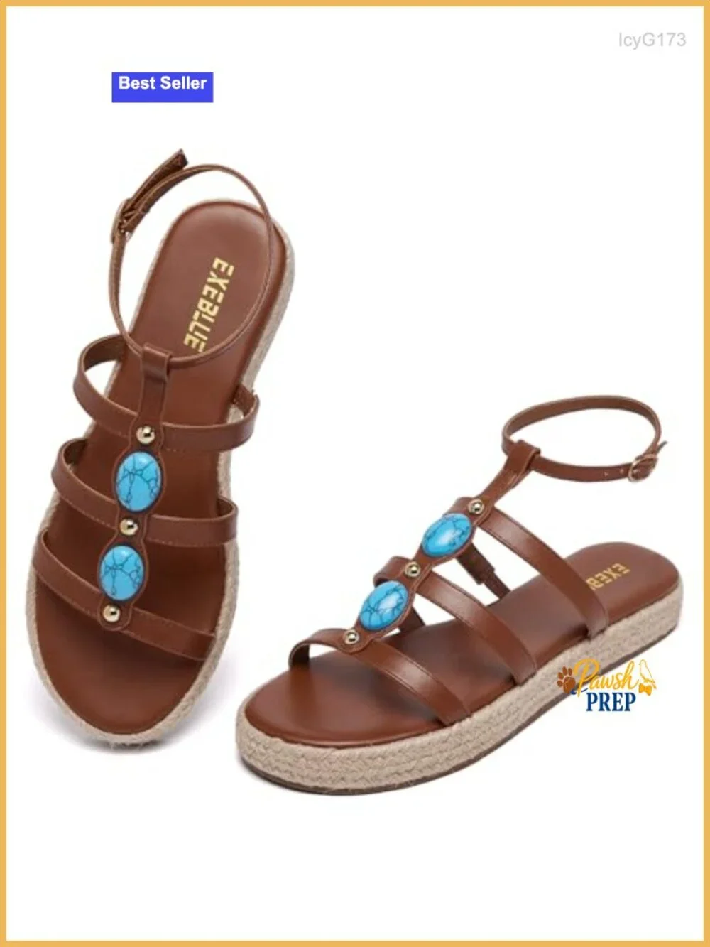 Women's Platform Sandals Soft Comfortable Wedge Shoes with Adjustable Strap